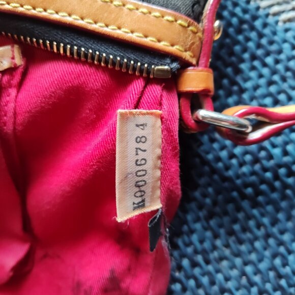 Dooney & Bourke Crossbody Shoulder Bag Leather & Fabric READ - Picture 8 of 16